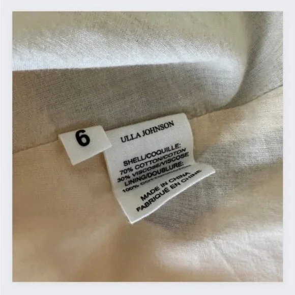 NWOT Ulla Johnson Pleated Floral Dress - Picture 9 of 11